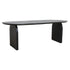 Bullnose Eetkamertafel Black Raw Materials - Eetkamertafel - Raw Materials - livinglovely.nl