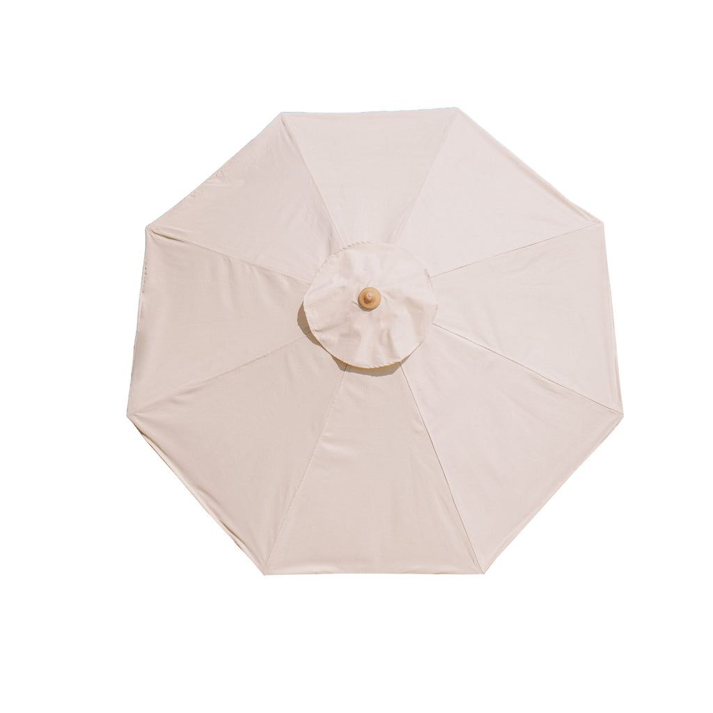 Canvas Parasol - Touwfringe Créme - 250cm - Parasol - Todo Bien - livinglovely.nl