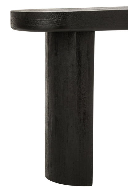 Konsola z drewna mango czarna/naturalna J-Line