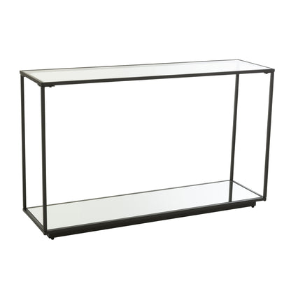 Konsola Metal/Szkło Czarna J-Line