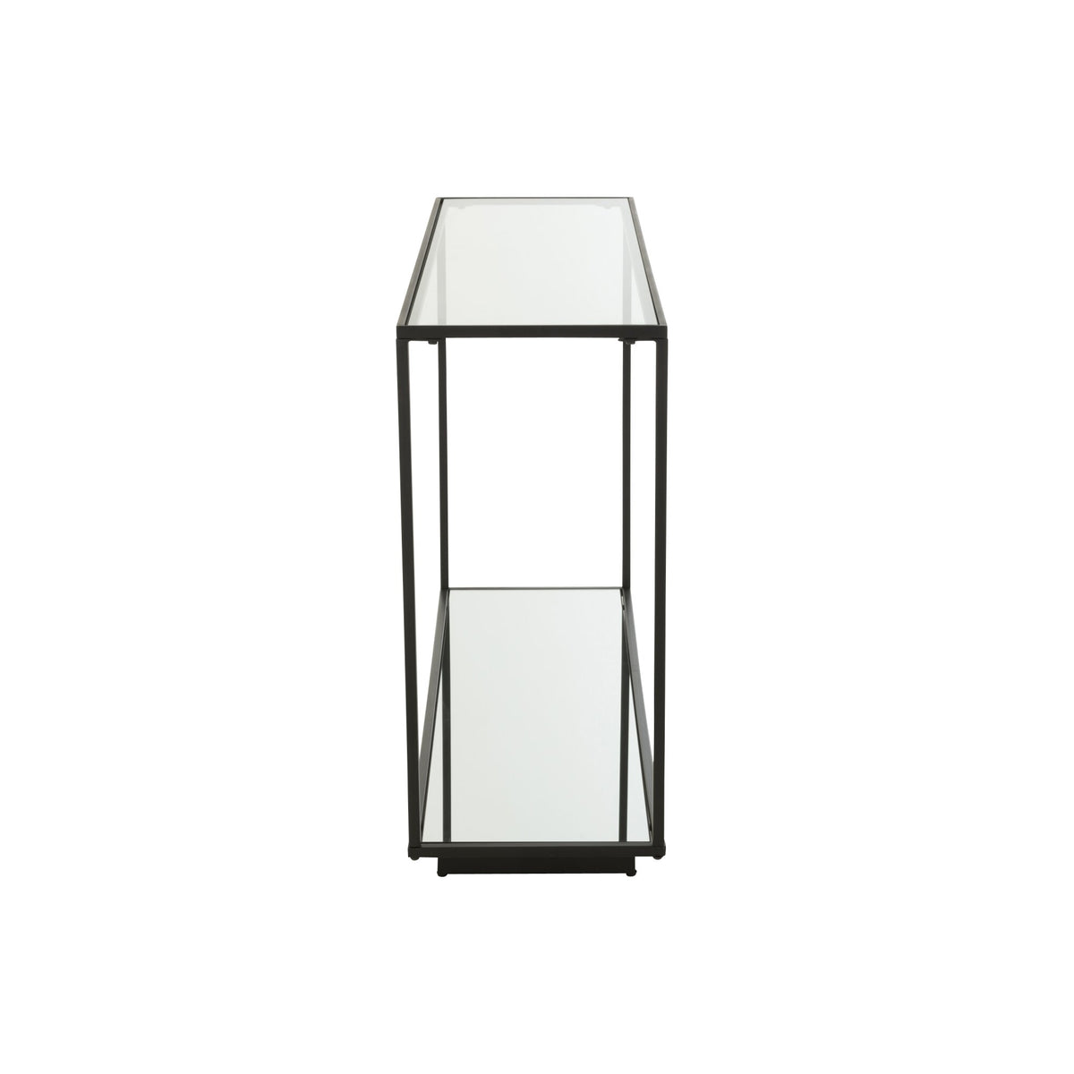 Konsola Metal/Szkło Czarna J-Line