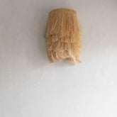 De Abaca Applique Muurlamp - Naturel - Wandlamp - Bazar Bizar - livinglovely.nl