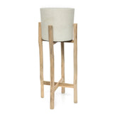 De Charcoal Hoge Plantenbak - Zwart - Large - Pot - Bazar Bizar - livinglovely.nl