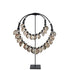 Decoratie Op Voet Schelp Zwart - Ornament - J-Line - livinglovely.nl