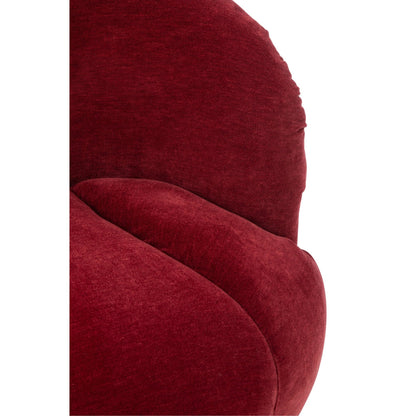Fotel obrotowy Plywood/Tkanina Bordeaux J-Line