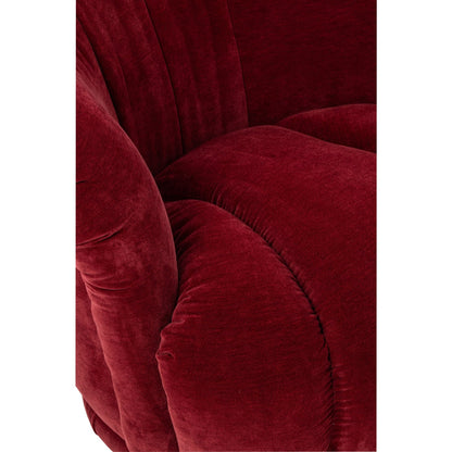 Fotel obrotowy Plywood/Tkanina Bordeaux J-Line