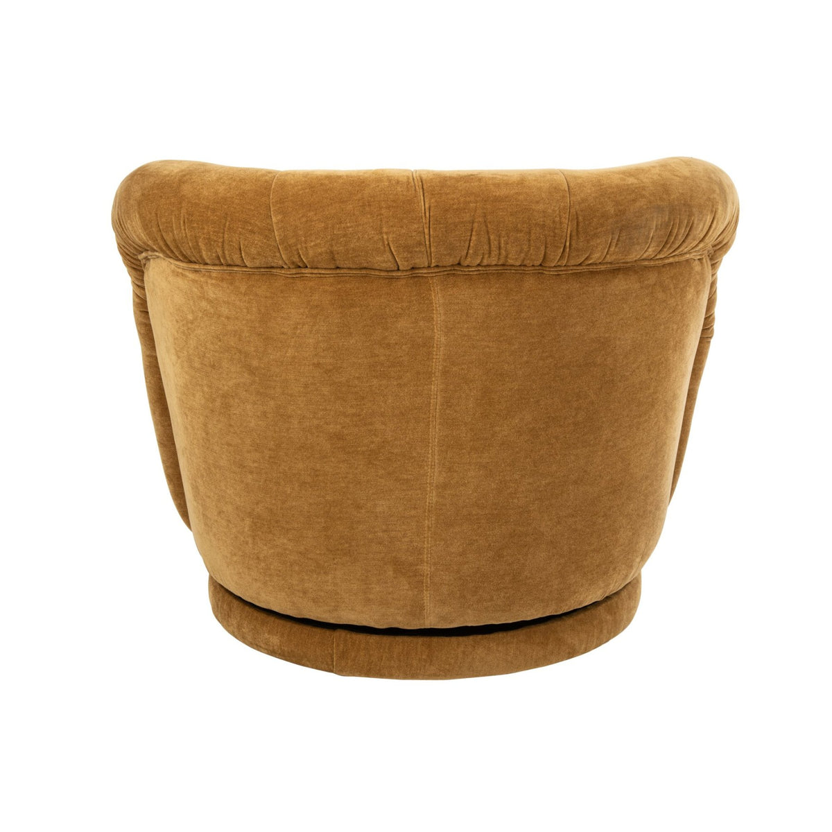 Fotel obrotowy Plywood/Tkanina Musztardowo-żółty J-Line