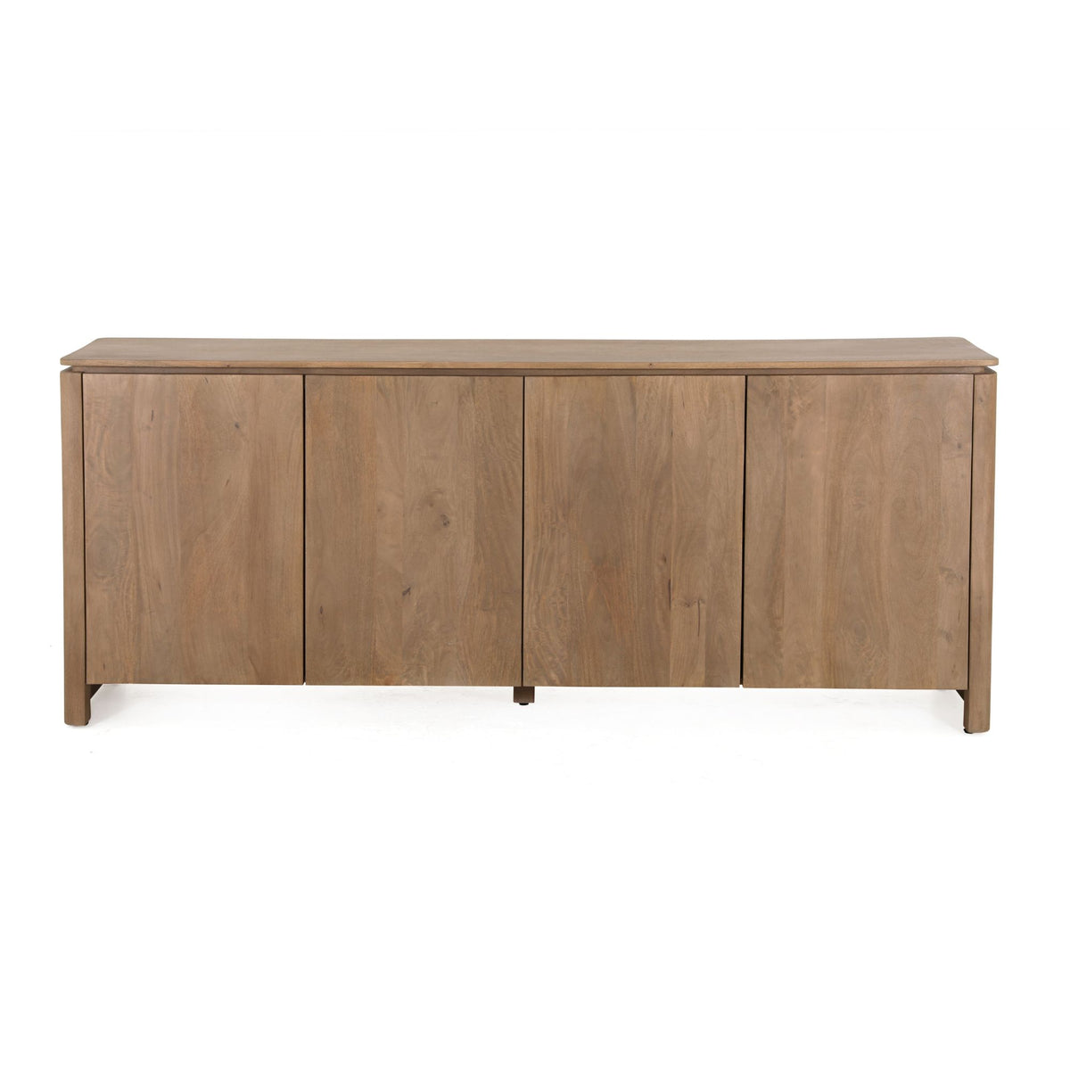 Dressoir Dallas Mangohout Naturel 210cm van Starfurn met vier deuren