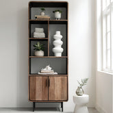 DTP Home Boekenkast Evo 2 deuren, 5 open vakken - Boekenkast - DTP Home - livinglovely.nl