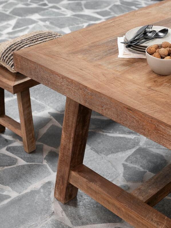 DTP Home Classic Eetkamerbank Monastery 220cm - Eetkamerbank - DTP Home - livinglovely.nl