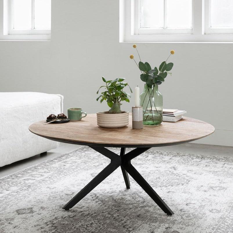 DTP Home Salontafel Metropole Rond 90cm - Salontafel - DTP Home - livinglovely.nl