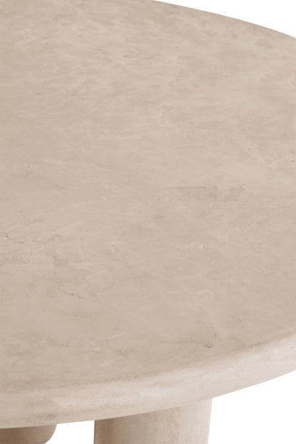 DTP Home Scala Eettafel Rond Clio Sand Ø140cm - Eetkamertafel - DTP Home - livinglovely.nl