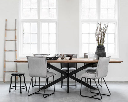 DTP Home Timeless Eettafel Curves 210cm - Eetkamertafel - DTP Home - livinglovely.nl