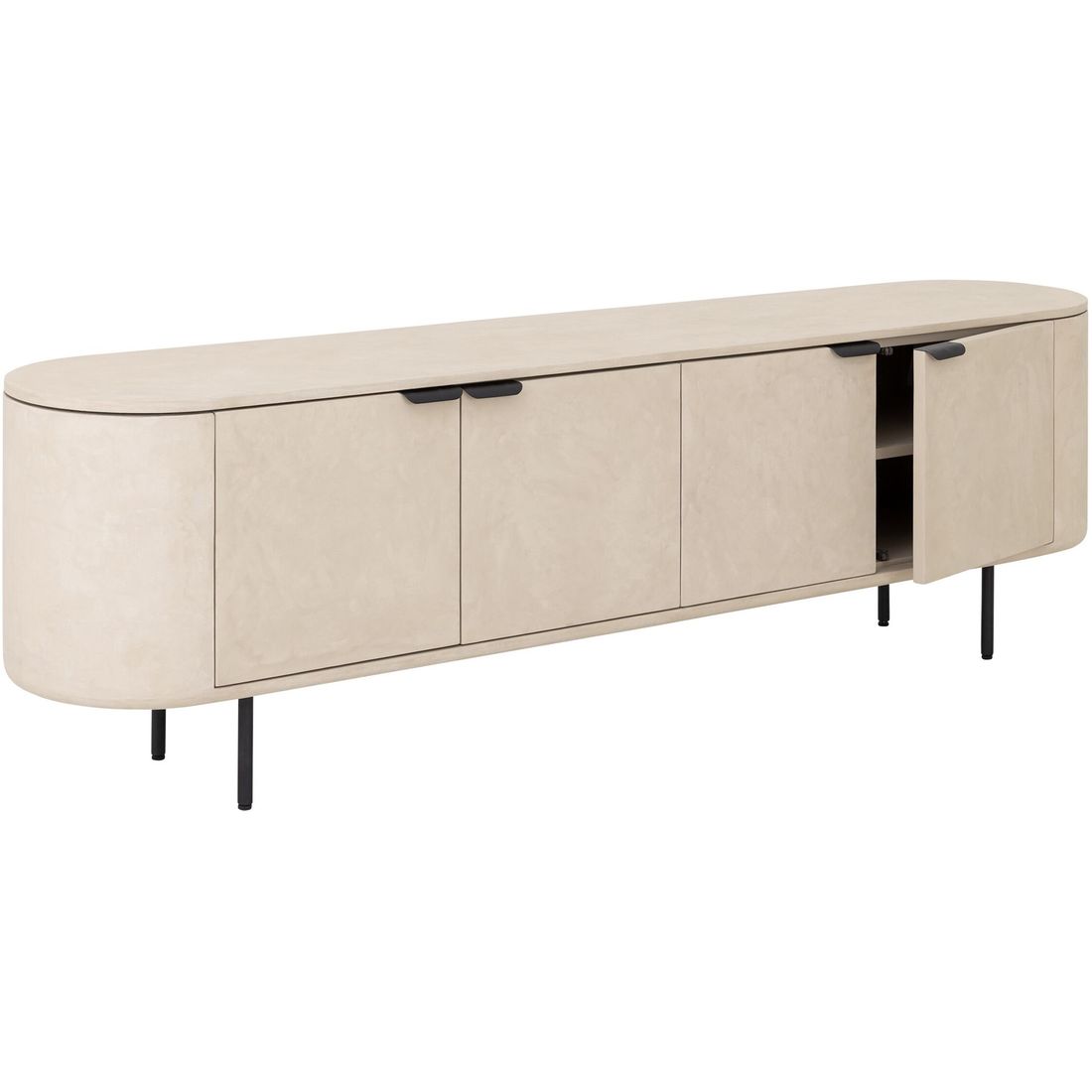 DTP Home Szafka RTV Scala Loft Mortex Sand Large 200cm