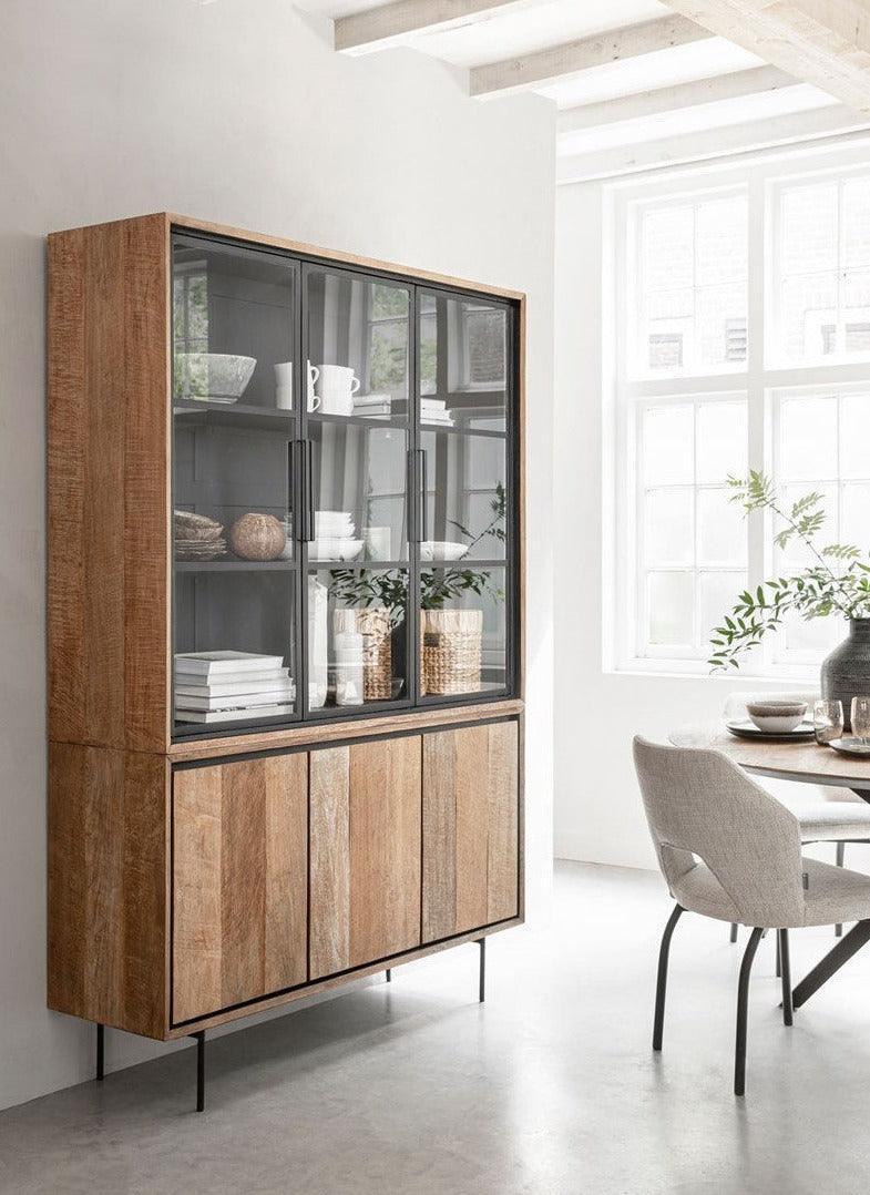 DTP Home Vitrinekast Metropole Medium - Vitrinekast - DTP Home - livinglovely.nl