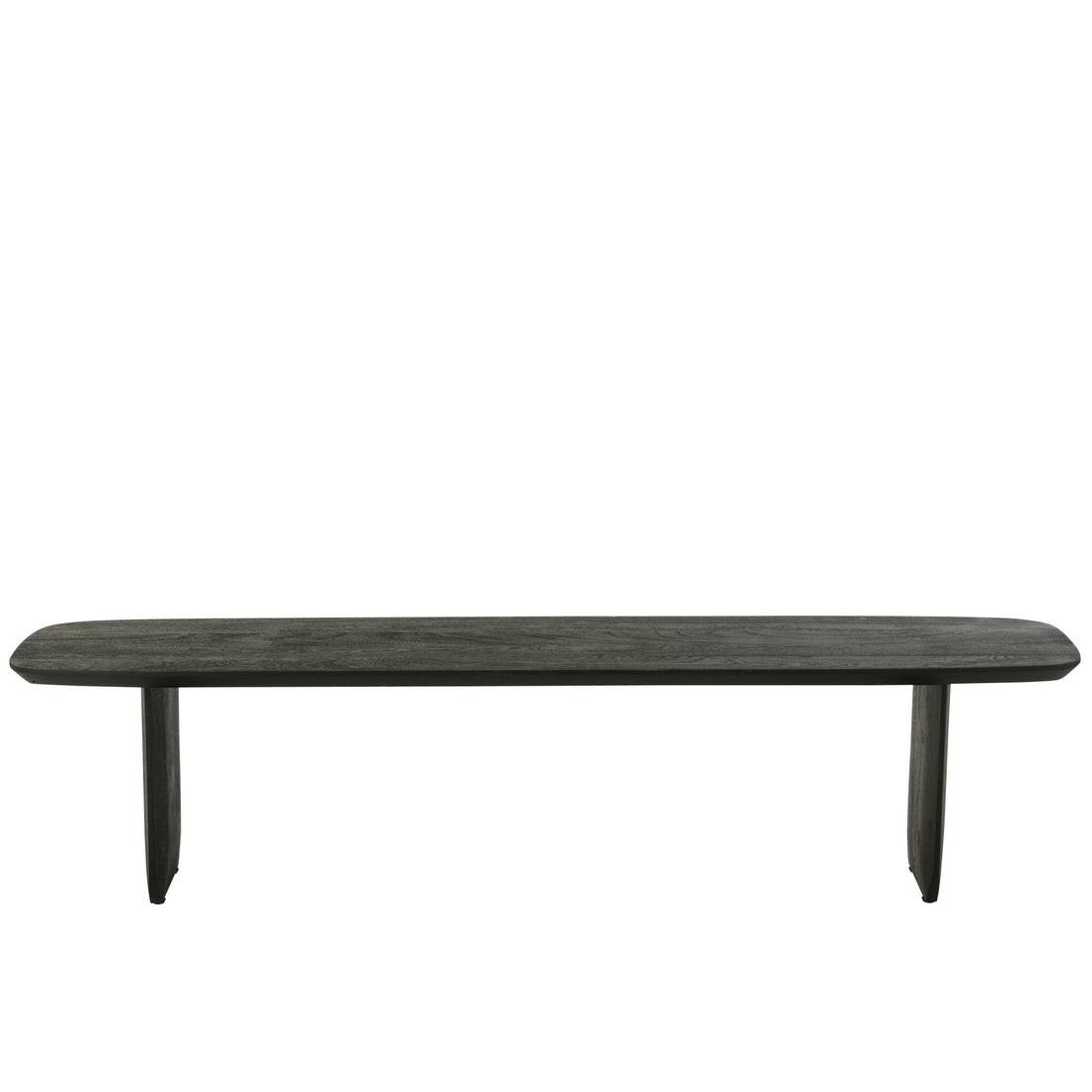 Ławka do jadalni Drewno akacjowe Czarna 190cm J-Line