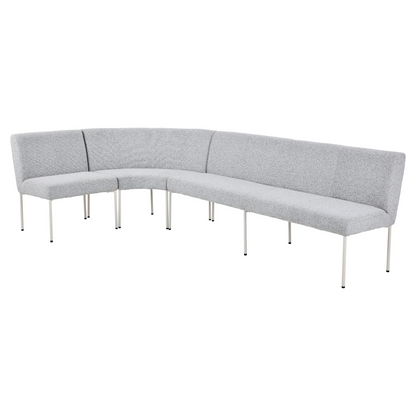 Zitcomfort van eetkamerbank Riff van Starfurn met rugleuning van 41 cm
