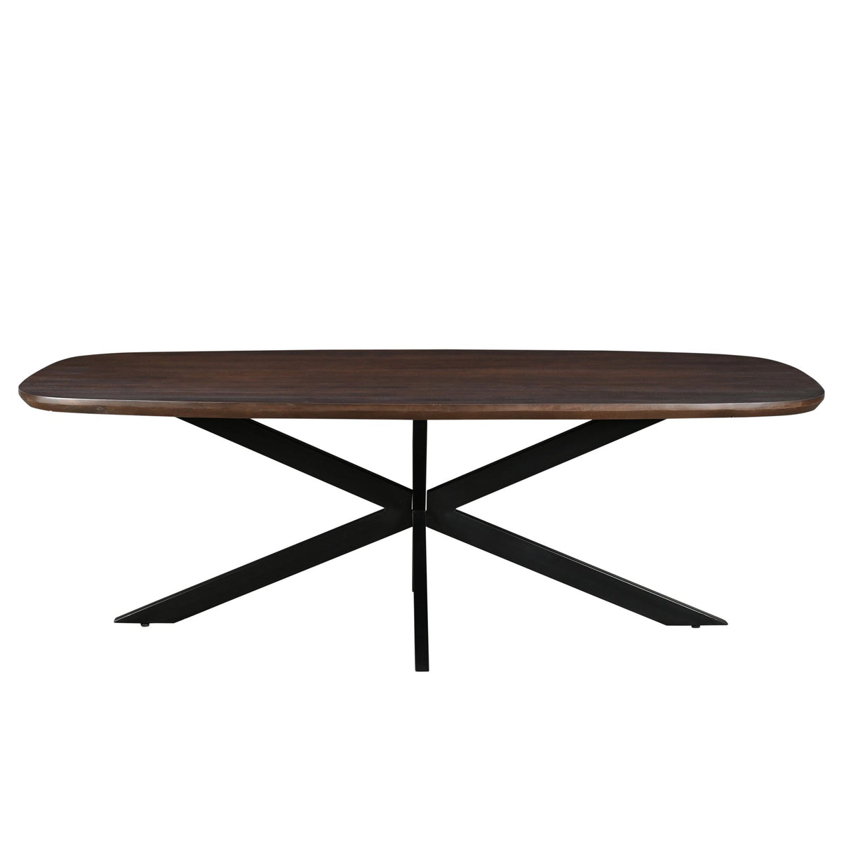 Eettafel Jesper Danish oval mangohout Chestnut 230cm van Livingfurn