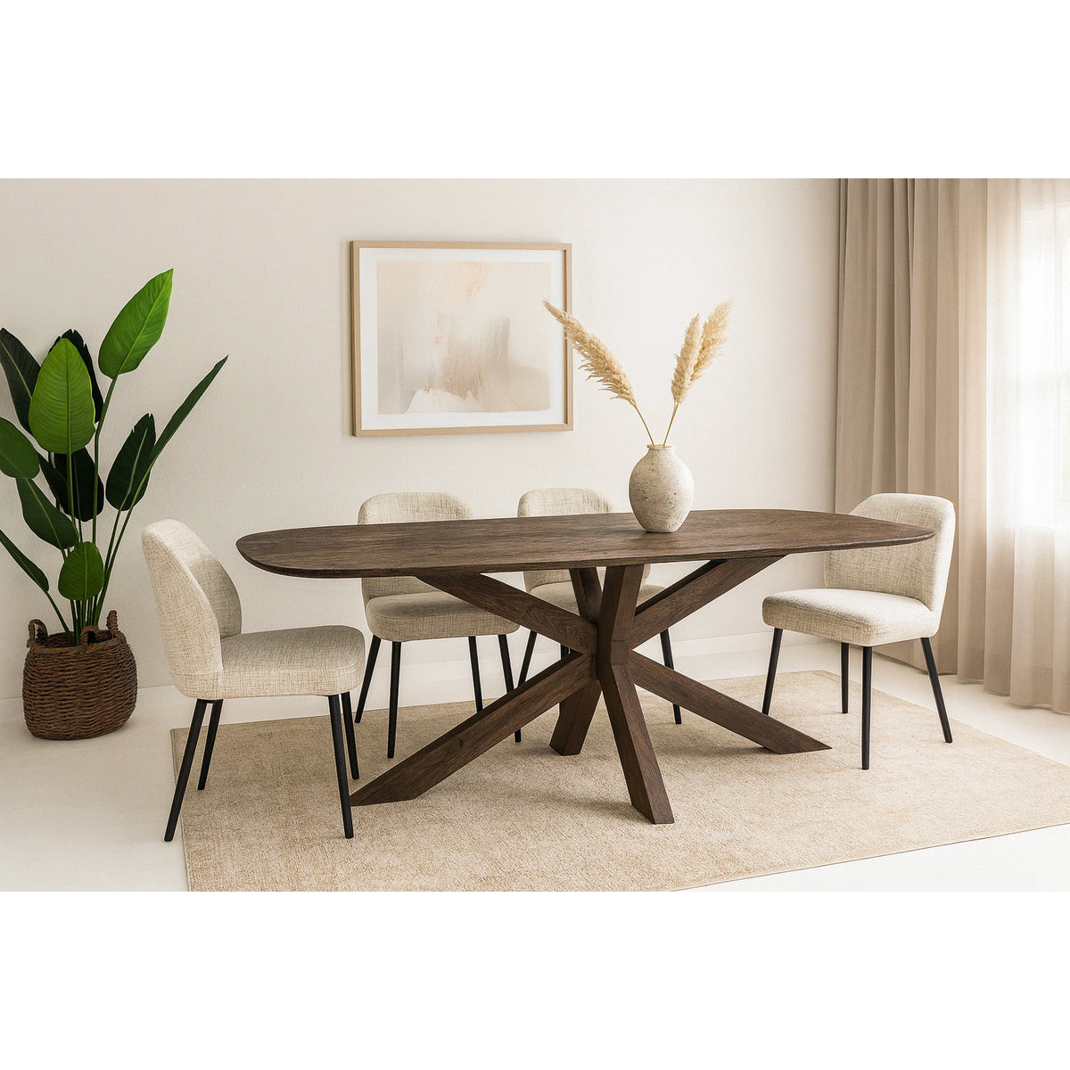 Livingfurn Lissabon eettafel 240cm, Malta