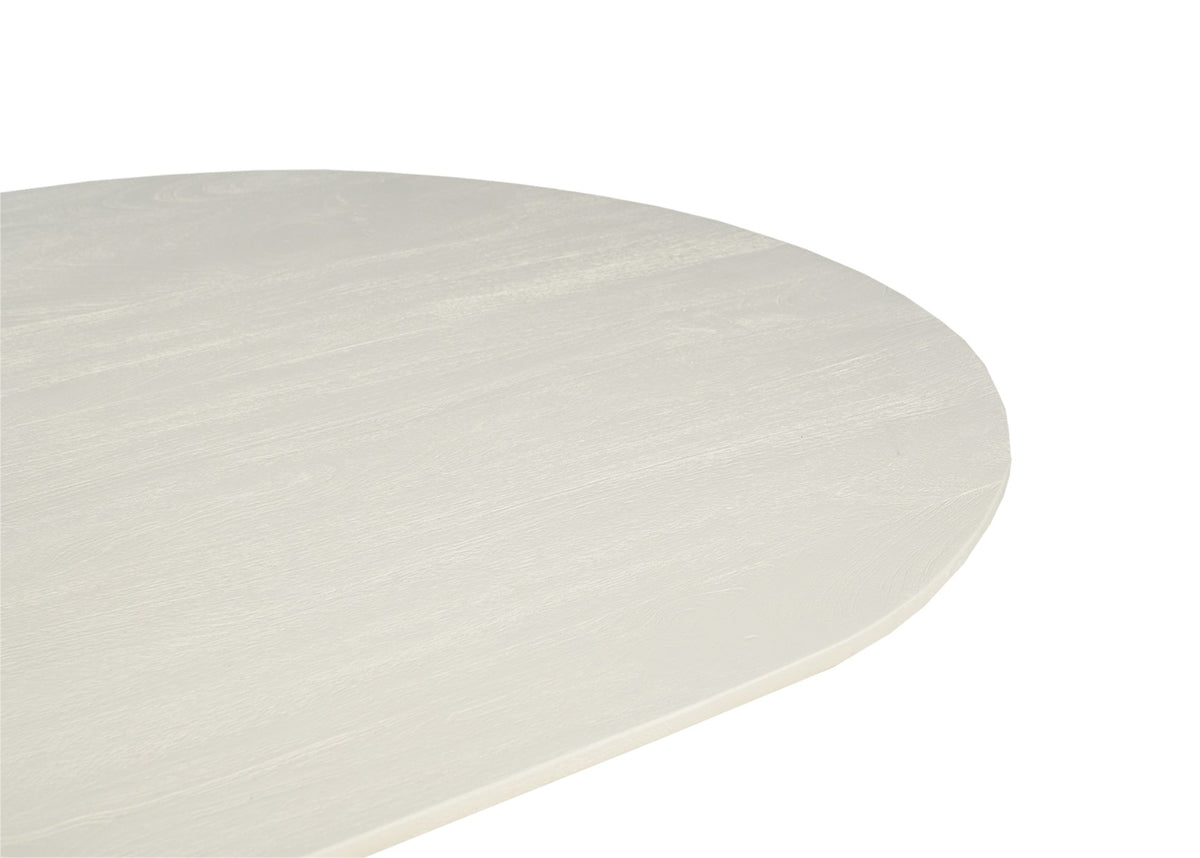 Eettafel Patrice 180cm met massief mangohouten blad van 30 mm