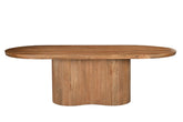 Eettafel Sevilla Pecan 300cm met massief mangohouten blad van 60 mm