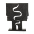 Figuur Gezichten Op Voet Aluminium - Beeld - J-Line - livinglovely.nl
