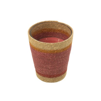 Geurkaars Mand Wax Bordeaux Large - 75 Uur