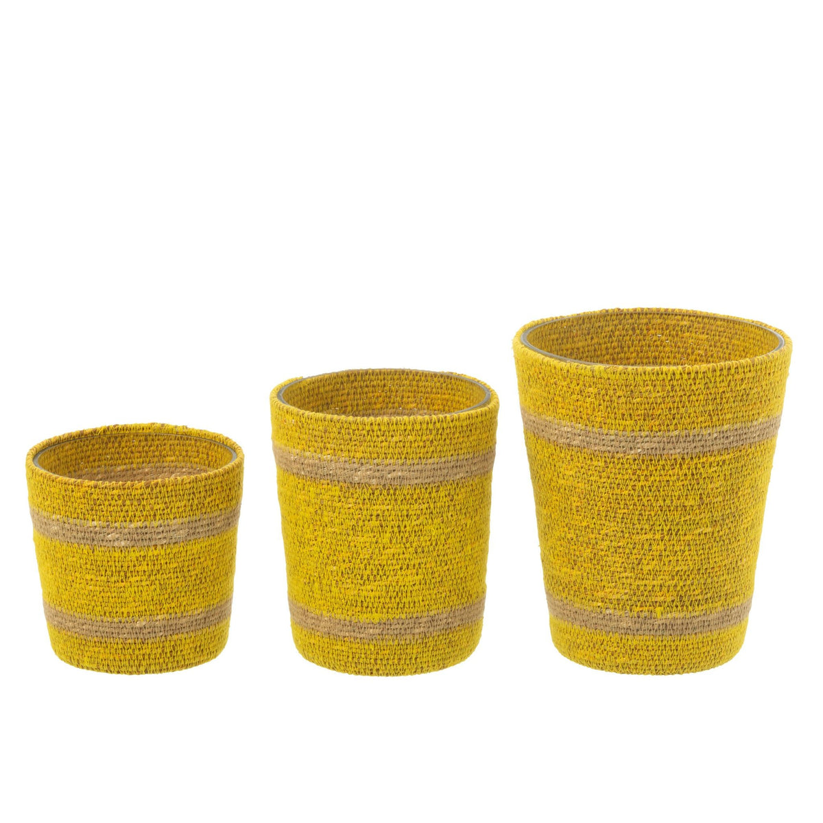Geurkaars Mand Wax Geel Large - 75 Uur