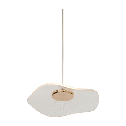 Lampa wisząca Kwiat Akryl Złota Duża J-Line