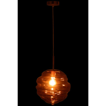 Lampa wisząca Szklana Brązowa