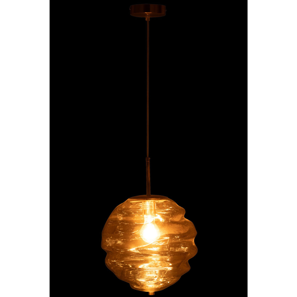 Lampa wisząca Glass Light Cognac J-Line