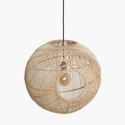 Hanglamp Luna Sphere Natural Raw Materials - Hanglamp - Raw Materials - livinglovely.nl