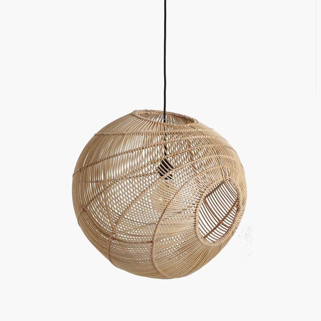 Hanglamp Luna Sphere Natural Raw Materials - Hanglamp - Raw Materials - livinglovely.nl