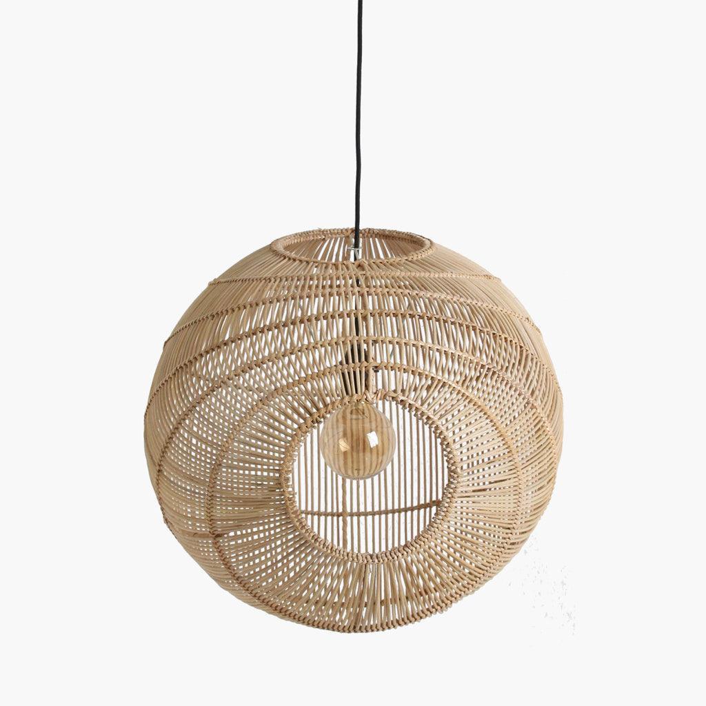 Hanglamp Luna Sphere Natural Raw Materials - Hanglamp - Raw Materials - livinglovely.nl