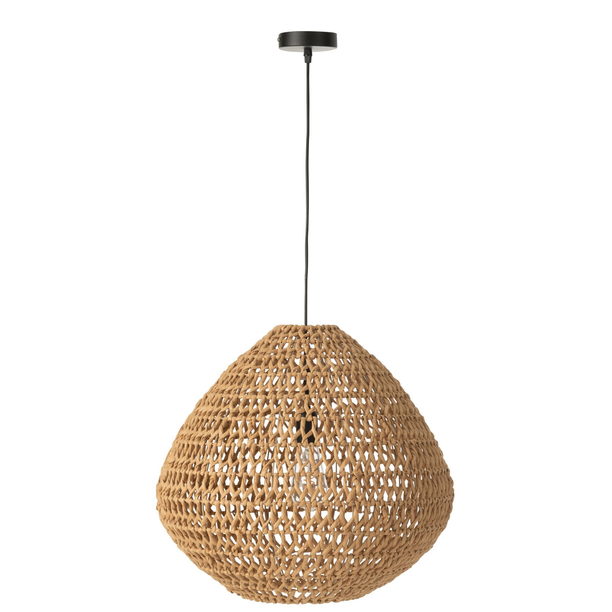 Lampa wisząca Metal Skręcana Naturalna J-Line