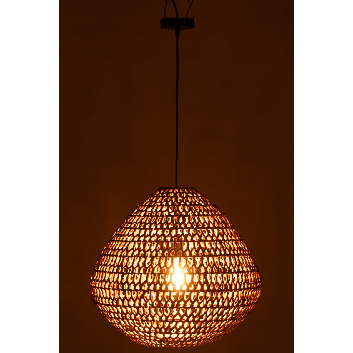 Lampa wisząca Metal Skręcana Naturalna J-Line