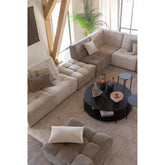 Hoekstuk Modulaire Sofa Donker Taupe J-Line