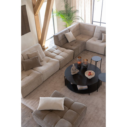 Hoekstuk Modulaire Sofa Donker Taupe J-Line