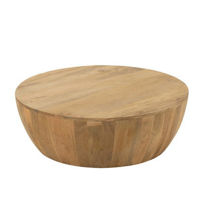 Stolik kawowy J-Line Camille, naturalne drewno mango