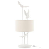 J-Line tafellamp Birds poly wit beige J-Line