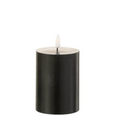Kaars Led Zwart Small - LED Kaars - J-Line - livinglovely.nl