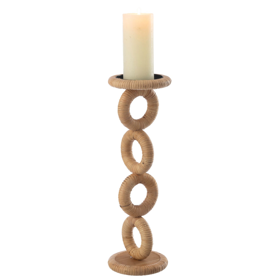 Świecznik Ring MDF Naturalny Large J-Line
