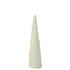 Kegel Sparkling Metaal Wit Small van J-Line, slanke witte kegel van 150cm hoog
