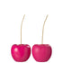 Kers Resine Blinkend/Mat Roze Large Set Van 2 - Beeld - J-Line - livinglovely.nl