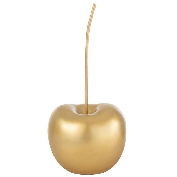 Kers Resine Goud Small 20x17.5x41cm - Beeld - J-Line - livinglovely.nl