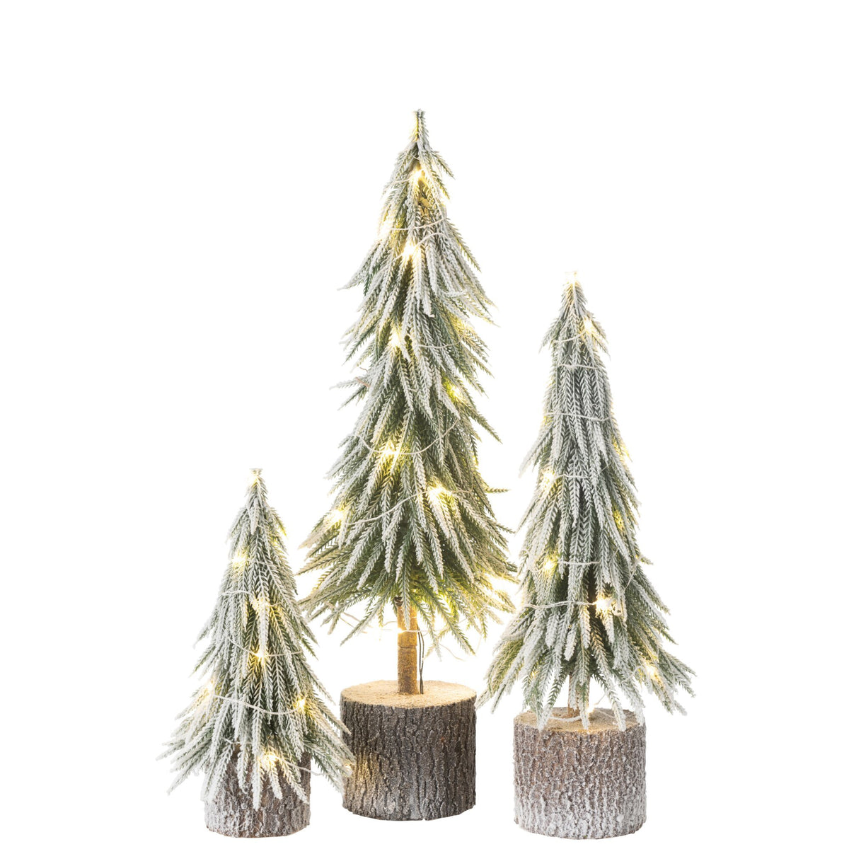 Choinka A+LED Sztuczny Śnieg Zielona Duża H60cm J-Line