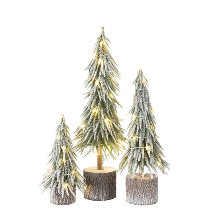 Choinka A+LED Sztuczny Śnieg Zielona Duża H60cm J-Line