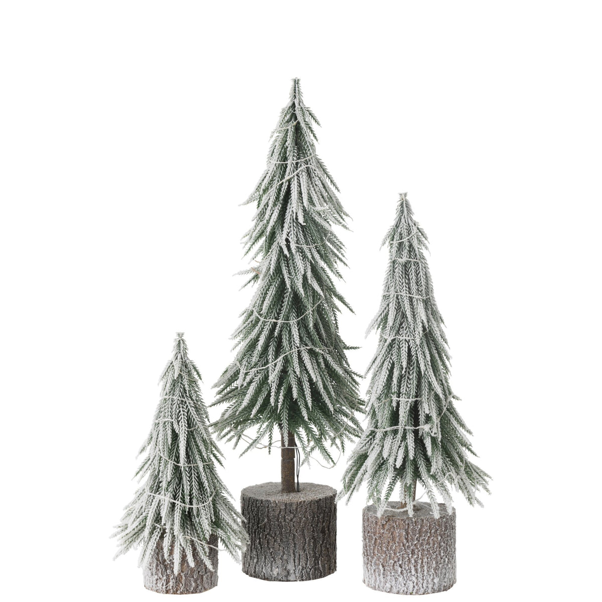 Choinka A+LED Sztuczny Śnieg Zielona Duża H60cm J-Line