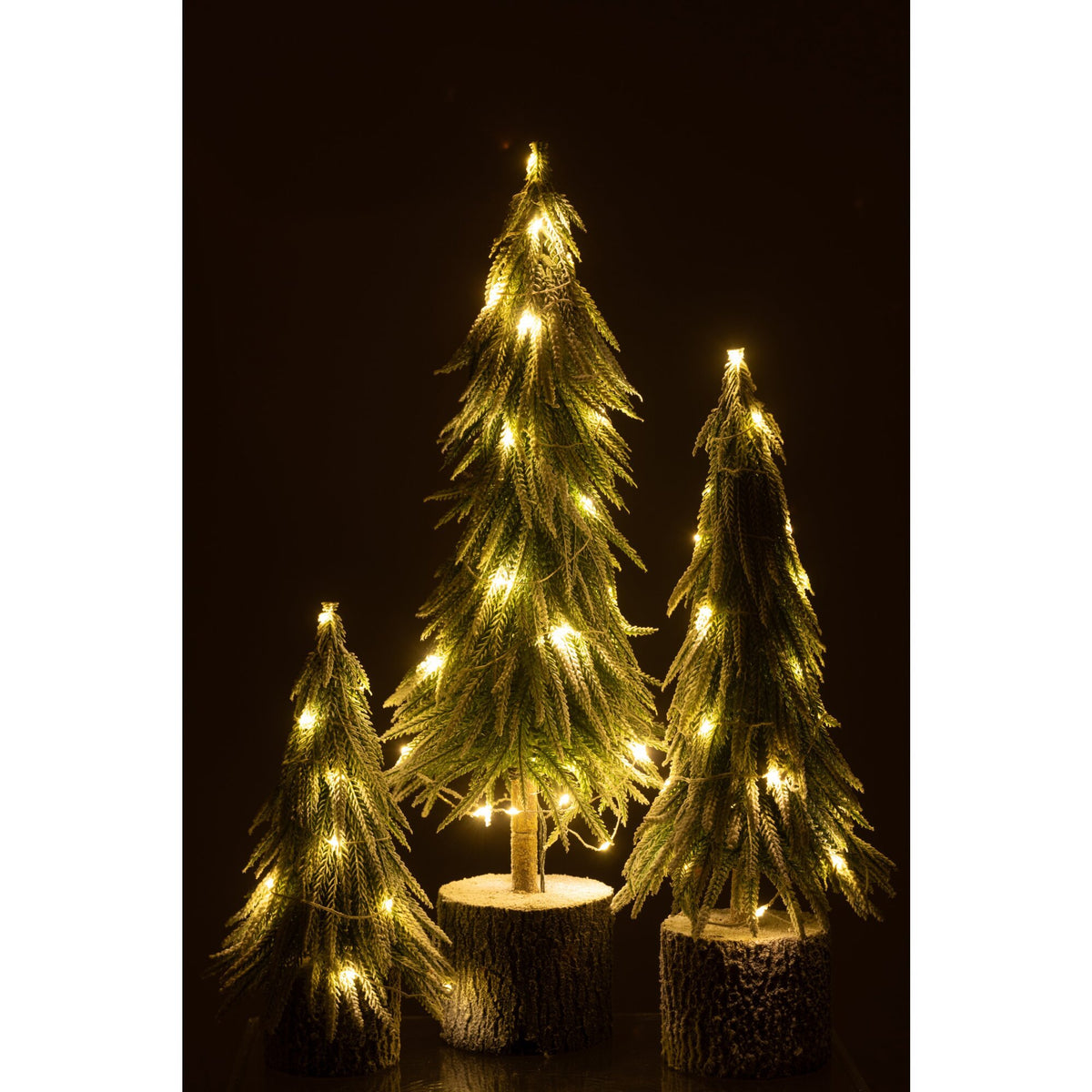 Choinka A+LED Sztuczny Śnieg Zielona Duża H60cm J-Line