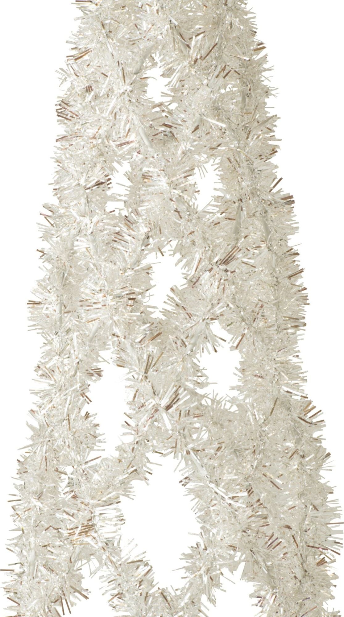 Choinka stożkowa metalowa, biała, mała, H 160 cm, J-Line